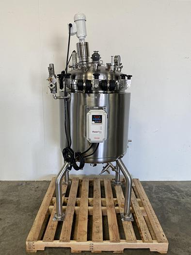 Used 2014 Allegheny Bradford 171 Liter Stainless Steel Jacketed Reactor 45 PSI w/ Agitator