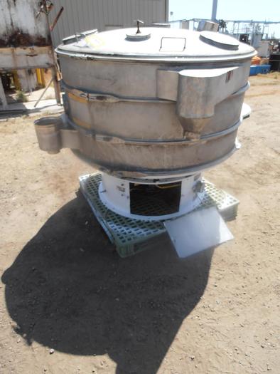 Used Screen, Sweco, 60", S/st, Double Deck, Dust Cover, #S740506