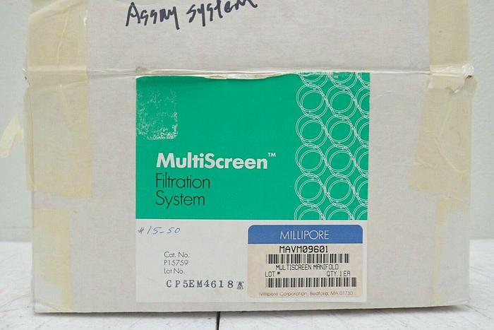 Used Millipore MultiScreen Vacuum Manifold Control with Manual