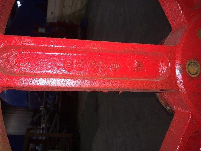 Used PULLEY SHEAVE 6-GROOVE 6B250 E BELT DRIVE WHEEL for Mud Pump