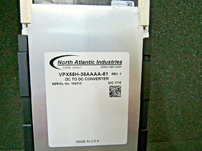 Used North Atlantic VPX Power Supply VPX55H-38AAAA-51(REV: 1)