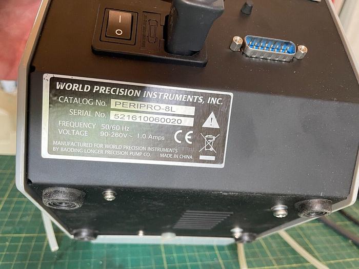 Used WPI Peri-Star Pro 8L , Peripro-8L , Peristaltic pump