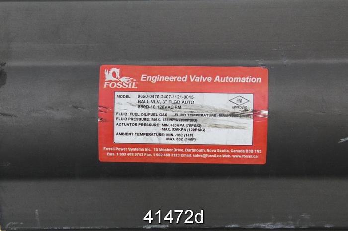Used FPS Model 9650-0480-2507-0015 3" Ball Valve #41472