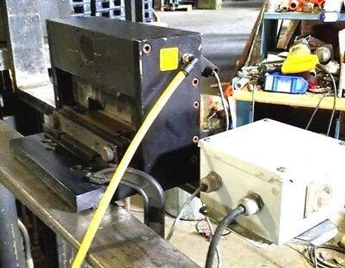 Used Rapid Air 6" In-line Stock Chopper mounts to Bolster Plate on Stamping Press