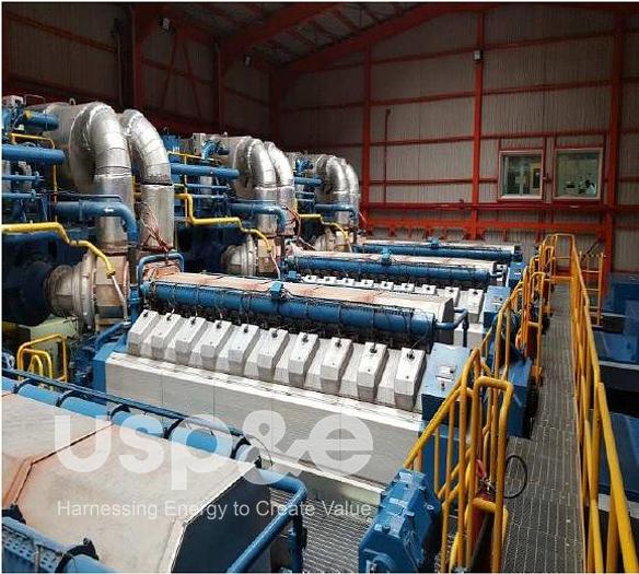 Used 48 MW 2010 Used Wartsila W20V34SG Natural Gas Generator