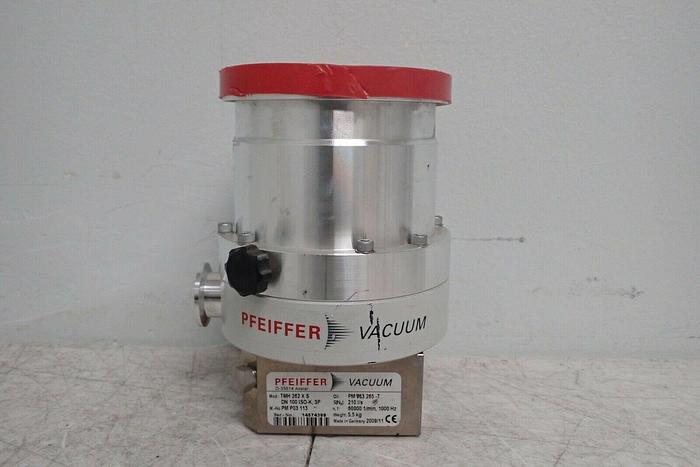 Used Pfeiffer TMH 262 X S DN 100 ISO-K, 3P Vacuum Turbo Pump with TC100 Controller