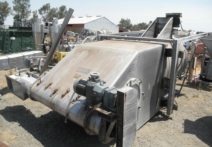 Used Bin, 100 CF, S/st, 4.5' X 4.5' X 6', Dust Collector, Auger, #S741213