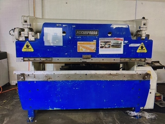Used 8' x 60 TON ACCURPRESS CNC HYDRAULIC PRESS BRAKE MODEL 7608