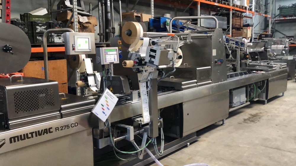 Used Multivac paper skin-pack thermoformer.