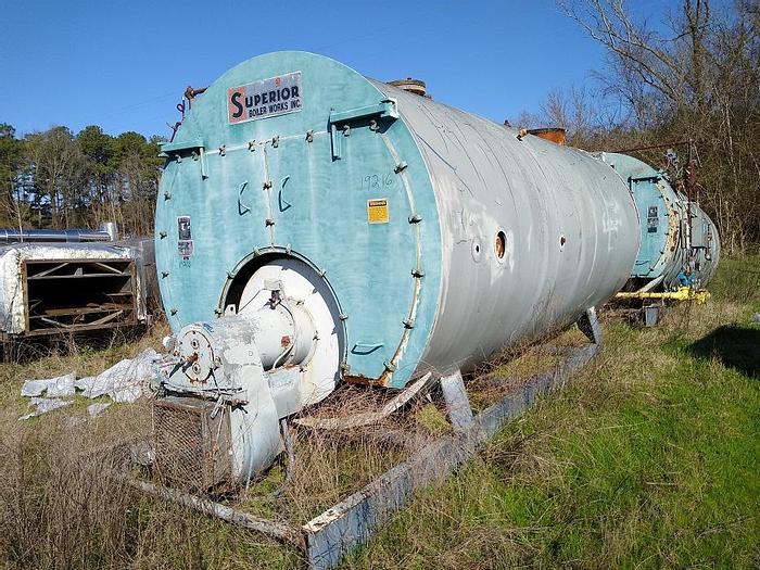 Used Superior Mohawk Boiler; 600HP; Md#4-5-3004L-GP