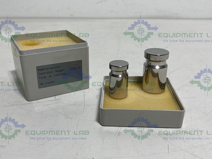 Used Mettler Toledo Kalibriergewicht  200g and 100g E2 Calibration Weight 216506