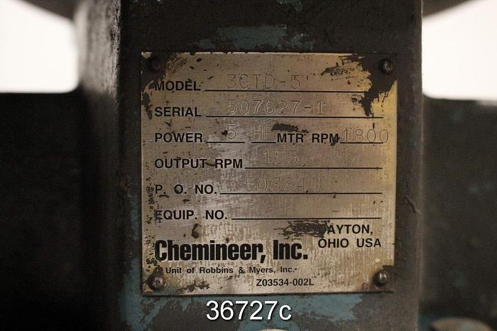 Used Reliance 5 Hp Ac Motor, 575 Volt, 1780 Rpm #36727