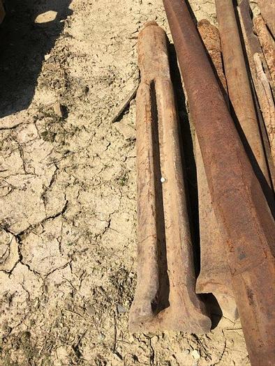 Used 9" OD x 56" L Chisel Bits