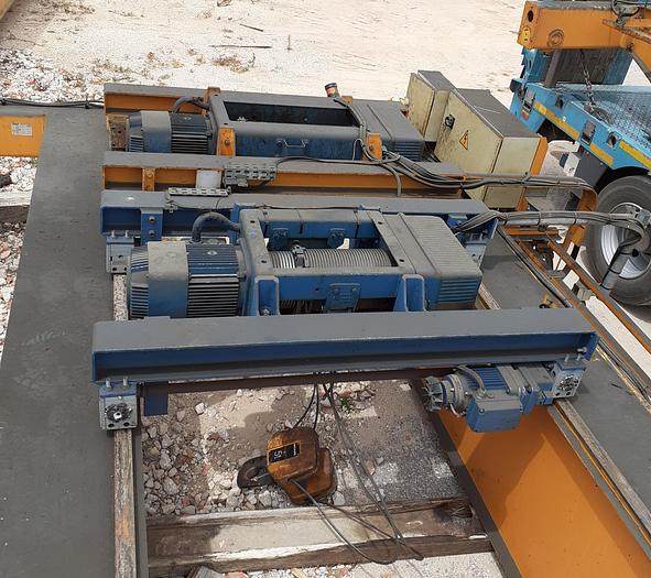 Usado Ponte Rolante Tegopi de 5+5 Ton