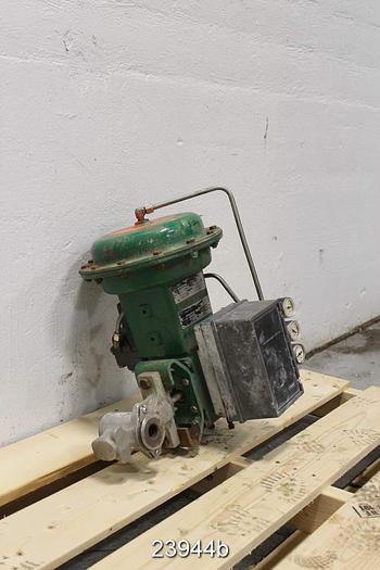 Used Fisher 1" V200 Control Valve, Stainless Steel Body #23944