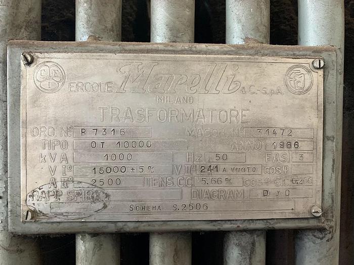 Used O.C.R.E.V. Electric Power Transformer #4250-1