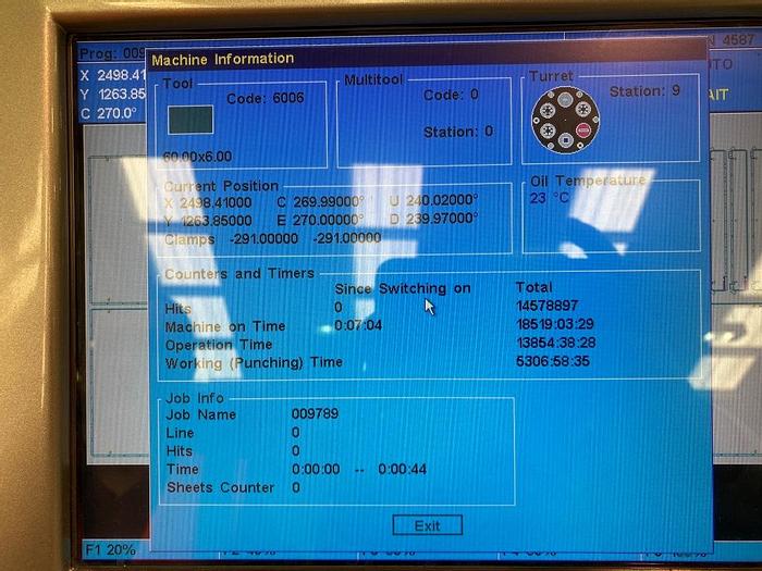 Used 2014 Euromac MTX Flex 12 Hybrid CNC Punching Machine with Automation