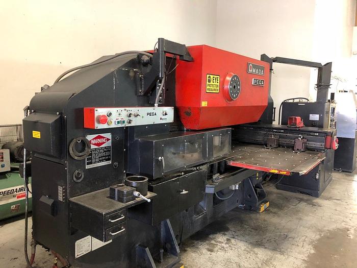 Used 1988 33 Ton Amada Pega 345 King CNC Turret Punch