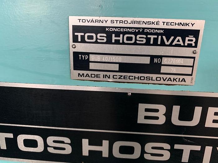 Używane Szlifierka TOS BUB 40x1500