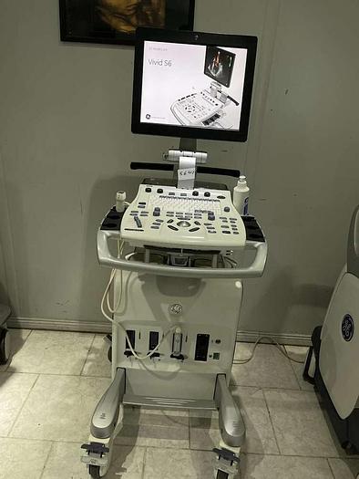 Gebraucht GE Vivid S6 Ultraschallsystem mit Sony Drucker und 1x Sonde