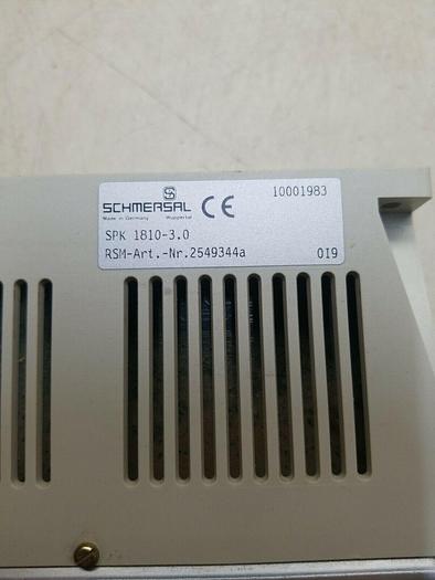 Used SCHMERSAL SPK 1810-3.0 HOLTZER CPU1