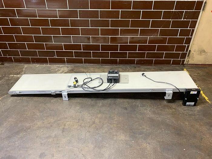 Used MK Automation Conveyor 8’ L x 16”W Baldor Motor Minarik MM23101C Speed Control
