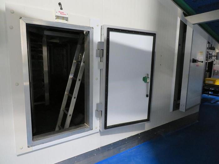 Used EUROTEK 16-TIER SPIRAL FREEZER WITH GRASSO GEA PLANT