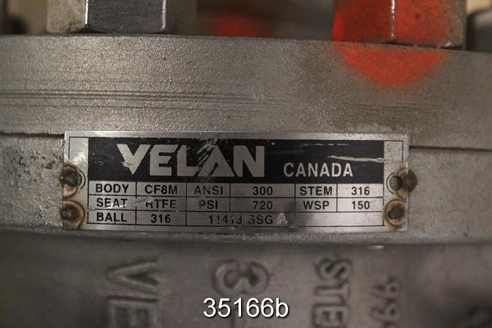 Unused Velan 11413-SGA-A 3" Control Ball Valve #35166