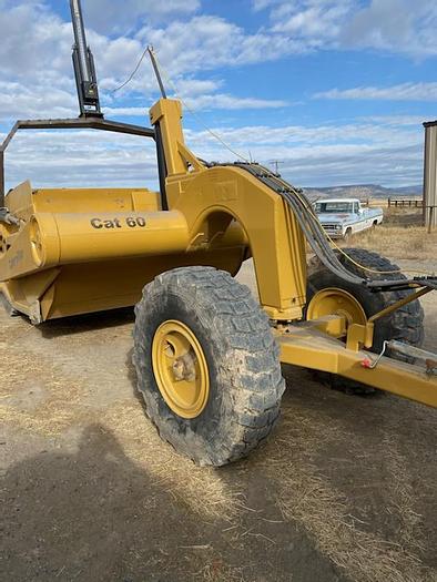 Used Cat 60 Pull Scraper - 13 cyd  ** Converted to All Hydraulic **