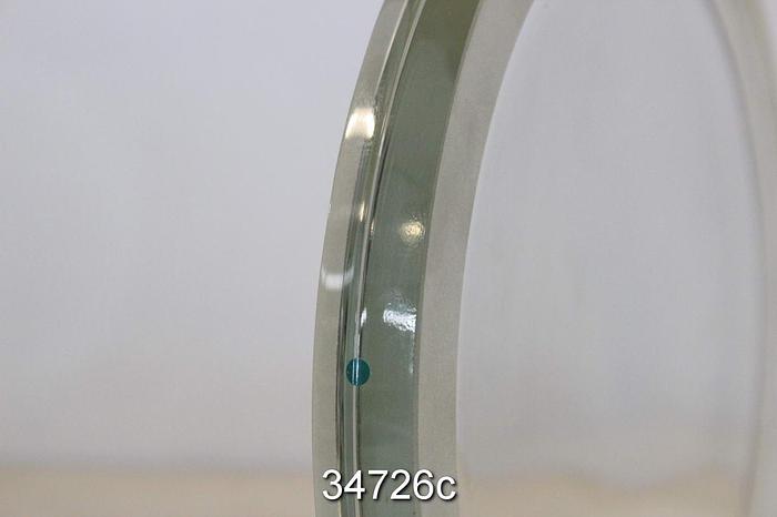 Used Pyrex Annular Sight Glass, High Pressure, 3/4"x8-3/8", 500F, 90 PSI #34726