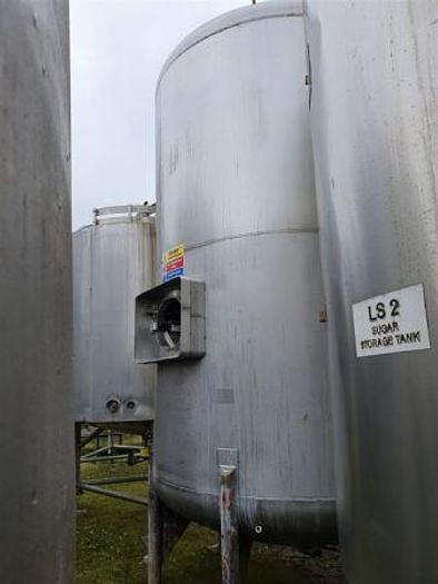 Used 18,000 Litre Stainless Steel Single Skin Tank