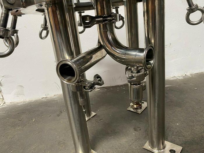 Used Scott Laboratories Stainless Steel Lenticular Filter Housing 87 PSI @ 140 °C