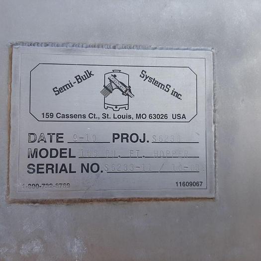 Used Unloader, Super Sack, Bulk Bag, S/st, Semi-Bulk Systems, A #S743299