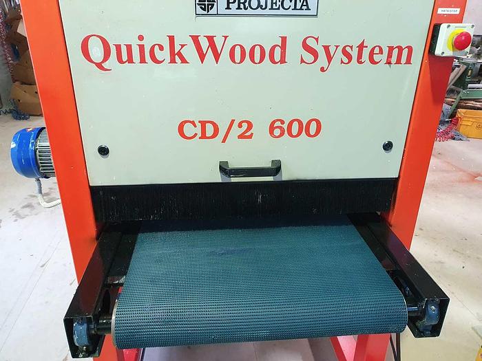 Used 1999 Quickwood Italy Calibrating / Brushing machines QuickWood System