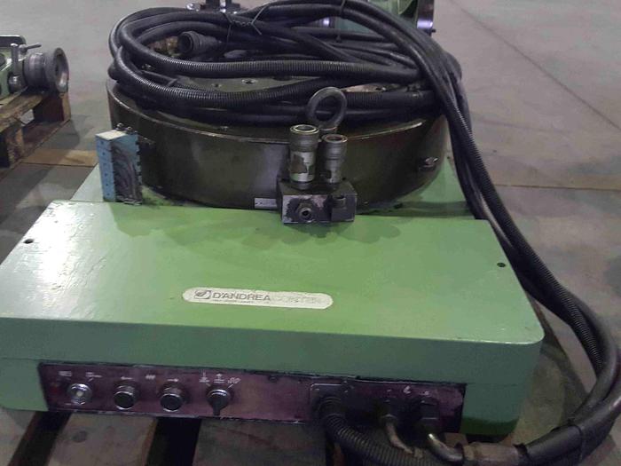 Used D' ANDREA CONTER ROTARY TABLE Diam. 600