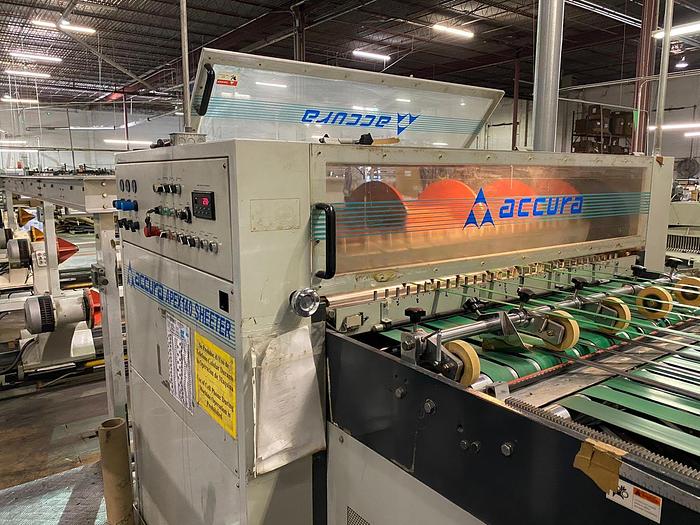 Used 55" (1.40M) ACCURA APEX 140 SINGLE KNIFE HIGH SPEED SHEETER