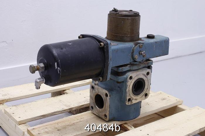 Used Neles GV651 Grinder Control Valve, 2" Port, with Neles GAL12 Gate Actuator #40484