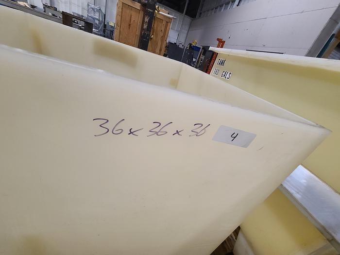 Used Polypro Tank Counter Flow Rinse side and bottom support 70" x 28" x 29" Removable Partition - LARRY PLEASE CHECK DEMENTIONS