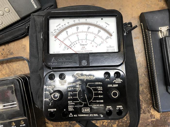 Used SIMPSON DIGITAL VOLT-OHM-MILLIAMETER