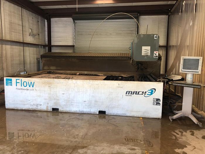 Used 2016 FLOW MACH 3 4020B WATER JET CUTTER