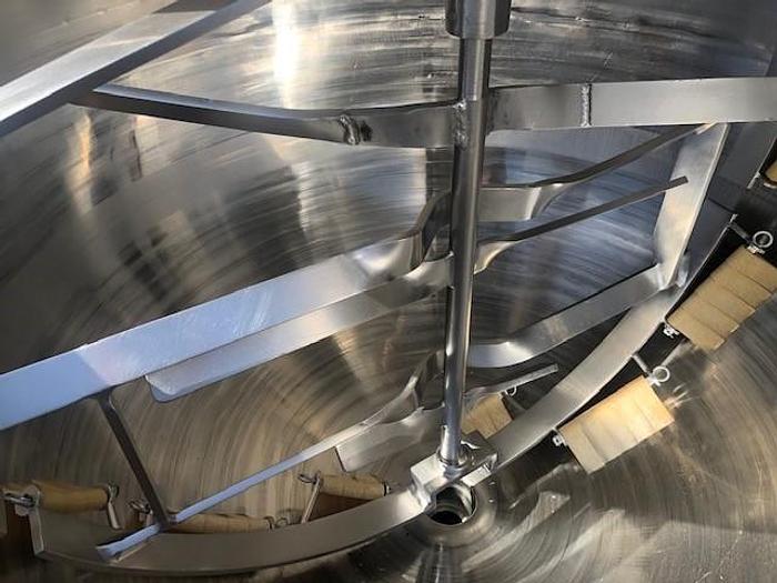 Used Hamilton 300 Gallon stainless steel jacketed mix kettle
