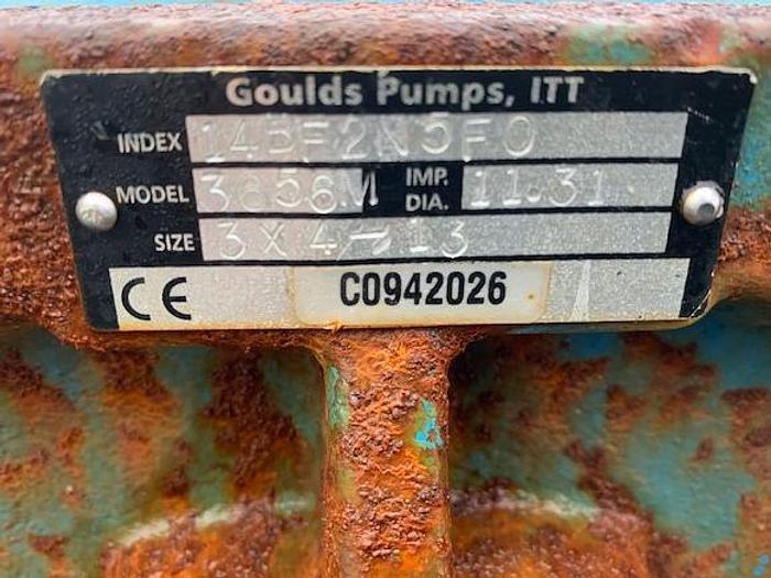 Used Goulds 4'' x 3'' Mild Steel Centrifugal Pump