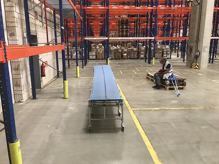 Gebraucht BLUME Scherenrollenbahn Auslaufrollenbahn 4 bis 8,5m