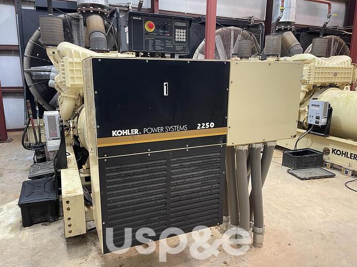 2 MW 2007 New Kohler 2250REOZDC Diesel Generator