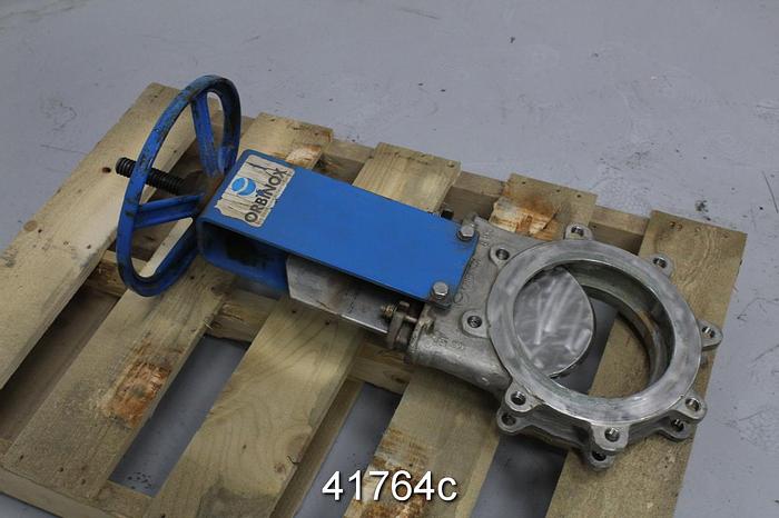 Used Orbinox 8" Hand Operated Knife Gate Valve #41764