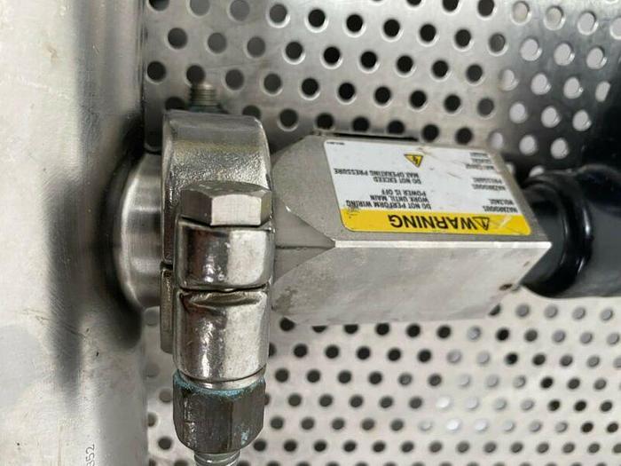 Used ITT Industries 117P55 Adjustable Pressure Switch w/ Piping & High Pressure Clamp