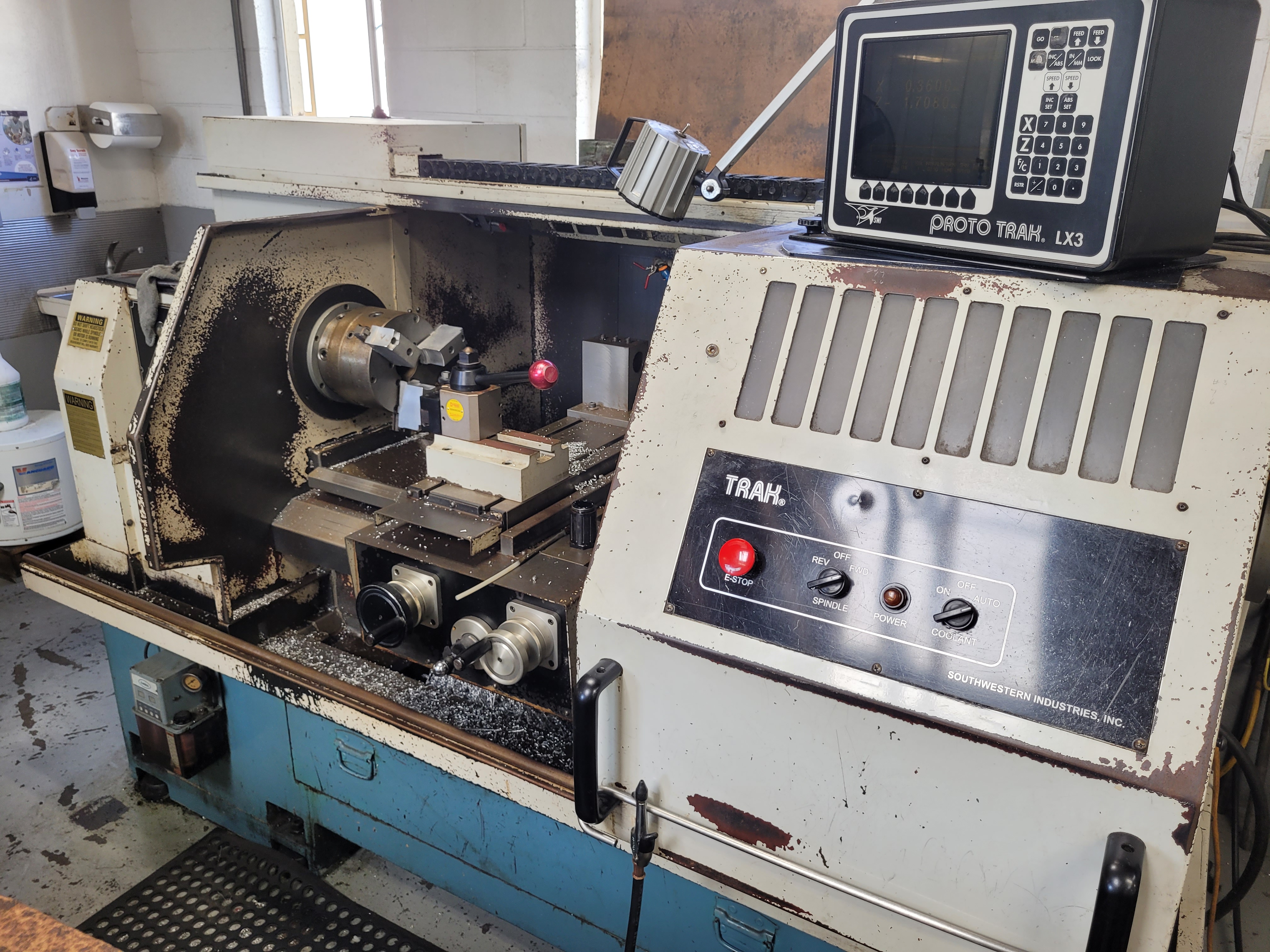 Used Trax TRL-1840 CBS CNC Flat Bed Engine Lathe 18" x 40" #6455