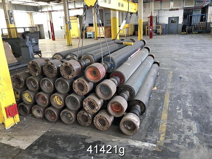 Used Manchester Machine Horizontal Track Reel, 112 Drum Face, 36" Diameter #41421