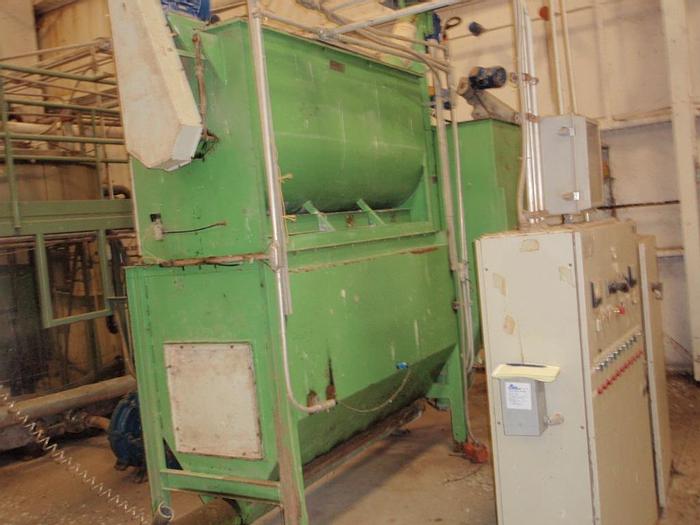 Used Mixer, Ribbon, 25 CF, C/st, Pugmill Feeder, #C735198