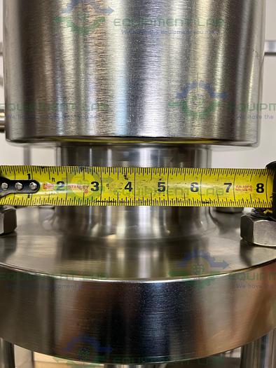 Used Varian  L & L4006MLWJ Load & Lock 6" Chromatography Column On Skid w/ Feed Pump